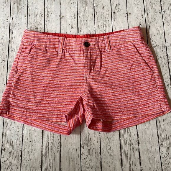 Merona Red and Pink Striped Shorts - Picture 1 of 5